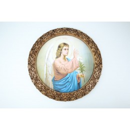 Wooden round frame / Mirror...