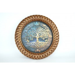 Wooden round frame / Mirror...